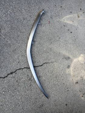 863a7m7500 Evan-fischer 17639217 Bumper Face Bar Trim Molding Step Pad Front Driver Left Side Hand
