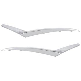 17728656 Evan-fischer Pair Bumper Face Bar Trims Molding Step Pads Set Of 2 Front Driver And Passenger
