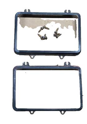 05973455 Factory/oem 1982-1992 Camaro Iroc Z28 Headlight Trim Ring Pair Lh Rh