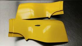 15103581 Factory/oem Scraped 2003-2006 Chevrolet Ssr Front Rocker Molding Extensions Yellow