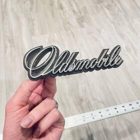 408950 Fap Se25g 1971-1972 Cutlass 442 Grille Script Emblem Inch Oldsmobile Badge Ornament Gm