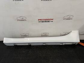 6ll05rweaa Fiat 17-20 124 Spider Driver Left Rocker Panel Side Skirt Trim Molding White Pws