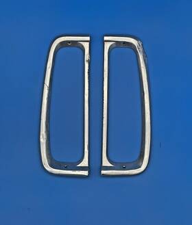 D3tz-99279a67-a Fomoco 1973-1979 Ford F100 Ranger Tail Light Trim Bezel Set Left And Right Oem Used Vtg