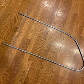11a-7020936 Ford 1946-1948 And Mercury 2 Door Sedan Right Window Trim Moulding Front 1947