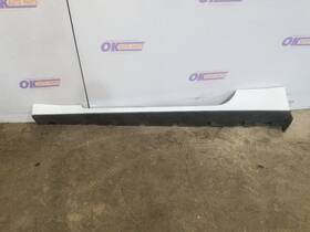 189-10208l Ford 23 2023 Mustang Ecoboost Coupe Rocker Panel Moulding White Left Driver