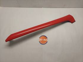 2r33-76517b16 Ford 1999-04 Mustang Convertible Rh Pass Windshield A Pillar Trim Panel Torch Red