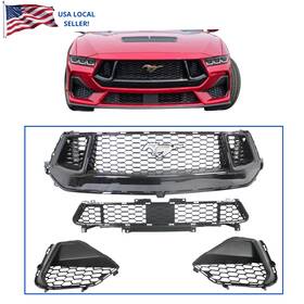 377624c Ford 2024- 26 Mustang Gt Front Bumper Cover Upper Lower Side Grille Vent Genuine