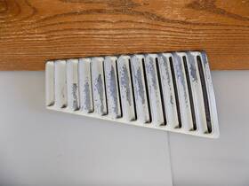 63280b10 Ford 1967-1968 Mustang Fastback Rear Quarter Louver Passenger