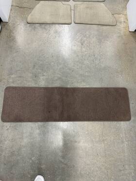 7037 Ford 1988-96 F150 F250 F350 Bronco Carpet Floor Rear Mat Crew Cab Brown Tan Oem