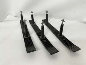 Ford 87 88 89 90 91 92 93 94 95 96 F150 Tailgate Tail Gate Trim Panel Mounting Brackets Screws Set Of 3 87-96