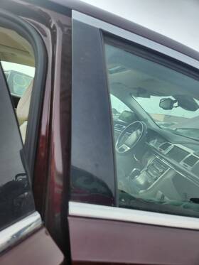 8a53-5420554-agw Ford 2009-2016 Lincoln Mks Exterior Front Passenger Door Pillar Cover Molding Trim