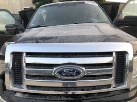 9l3z8200d Ford 2009-2012 F150 Xlt Upper Grille 3 Wide Chrome Bars Surround 885529