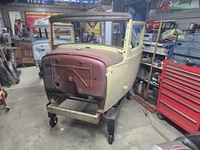 1930 Ford A400 Model A Victoria Front Cowl Slant Doors New Wood Truck Rat Rod Project