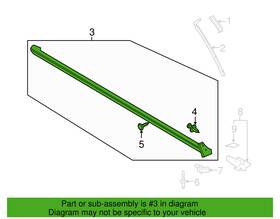 Br3z-6310176-ab Ford New Oem 2010-12 V6/gt500 Rocker Panel Molding Right Mustang