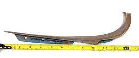 Ford C4ab-62290c27 64 Galaxie 1/4 Rear Window Trim Exterior Lh Driver Side Lower Quarterpanel