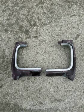 C50b-16019 Ford 1965 Fairlane Left And Right Front Fender Extension 500 Sports Coupe Oem