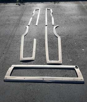 71425a46b Ford C6ab 1966 Country Squire Full Size Body Woody Wagon Side Trim Molding Panels