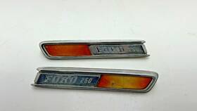 C8tb-16721-b Ford 1968 F250 Pickup Hood Ornament Truck Spears Front Trim Molding Ton Pair