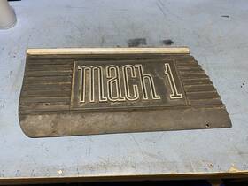 Ford D0zb-16c069-c 1970 Mustang Mach 1 Lh Ds Lower Front Fender Trim Panel Molding 351 428