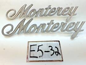 D1mb-65291b62-aa Ford Vintage Oem 1971 1972 Mercury Monterey Pair Script Emblem Badge E5-32