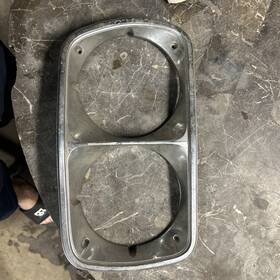 D30b13064aa Ford 1973 Gran Torino Headlight Bezel Chrome Passenger Side Left Hand Oem