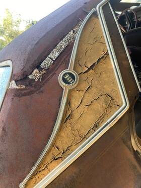 D3az-6520934-a Ford 1973-74 Ltd 4 Door Vynal Top Trim Both Sides