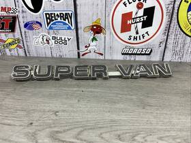 D7ub-1540a16aa Ford Super Van Fender Emblem Genuine Oem Econoline