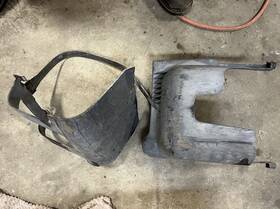Ford F0ta-9k014-ja 1992-1996 F150 F250 F350 Front Fuel Tank Guard Scrap Plate Cover Shield Oem