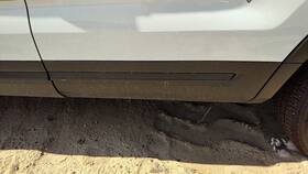Fb5z78101a05da Ford 16-19 Police Interceptor Driver Left Rear Moulding From Door Back Trim Strip