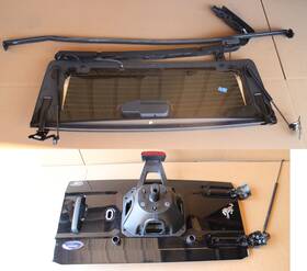 M2dz7842006a Ford Oem Rear Tailgate Shell Glass Tire Rack Assy For 2021- 2025 Bronco 2 Door