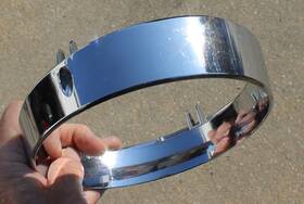 C7mb-13052-a Ford / Mercury Oem 1967 Park Lane Montclair Marauder Monterey Headlight Chrome Bezel