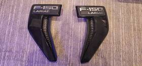 Nl3z16720g Ford Used Oem 21-24 F150 Lariat Fender Vent Badge Logos Lh Rh Gloss Black Vinyl