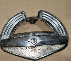 Om-7243525 Ford 1949 1950 Mercury Trunk Lid Lock Handle Ornament Chrome Trim Molding Hot Rat Rod