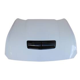 Pr3a-19a688-ac Ford For 2024- 2026 Mustang Gt Type Hood Extension Panel With Scoop Oxford White