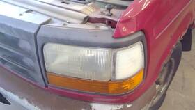 Ford Truck 630-00953bl Surrounding Trim Driver Headlight Door/cover From 8501 Gvw Fits 92-97 F250