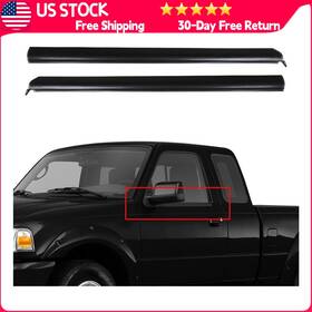 Rr2563756 Geartronics For 1999-2011 Ford Ranger Lh Rh Window Seal Belt Weatherstrip Molding Black