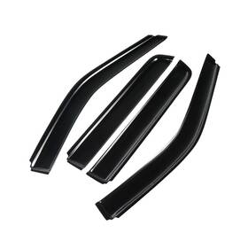 Wv194975 Geartronics In-channel Window Vent Visors Rain Guards For 2015-2022 Ford F150 Crew New