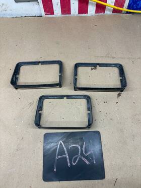 10002236 General Motors 1977-1981 Firebird Trans Am 77 78 79 80 Ws4 3 Headlight Trim Rings Suround Bezel