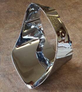 356578 General Motors 1978 - 1981 Camaro Except Z-28 Chrome Headlight Bezel Gm # Rh Nice