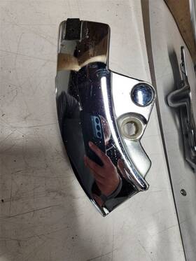 375973 General Motors 78-82 Corvette C3 Chrome T-top Corner Moulding Front Latch Receiver Driver Left