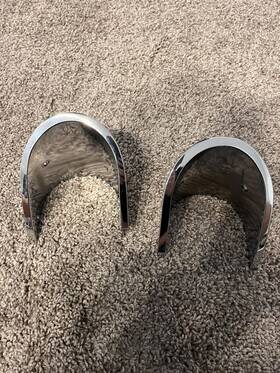 3922495 General Motors 1969 Corvette Exhaust Bevels Oem Left And Right
