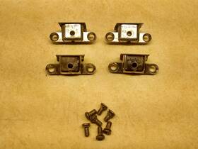 3932971 General Motors Vtg Used Oem Gm Corvette T-top Center Lock Housing Set 1968-82 C3 4 Pieces