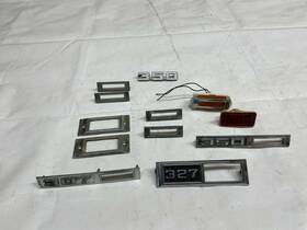 3945292 General Motors 1969 Chevelle Lot Of Malibu Parts Emblem El Camino Trim Light Bezel Fender