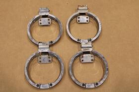 3977829 General Motors 1971-1977 Chevy Corvette Fuel Gas Door Bezel Chrome Lid Trim Gm #
