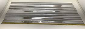 3980807 General Motors 1970-72 Lot Of 7 Malibu Rocker Panel Moldings Below Door Trim Chevelle Stainless