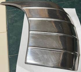 4561987 General Motors Nos 1949 1950 Pontiac Gravel Guards 4 Door Chieftain Body Moldings Trim Panel