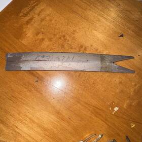 5951463 General Motors 1960 Cadillac Front Fender Trim Part # Vintage Oem