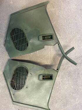 7639874 General Motors 1967 1968 1969 Firebird/camaro Right And Left Side Kick Panel Green Lh Rh