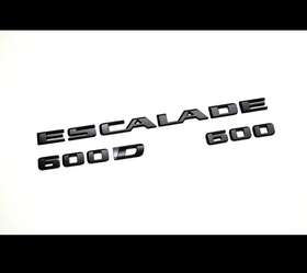 86543262 General Motors 84787581 2021-2024 Cadillac Escalade Black Emblems 600 600d Oem Gm New
