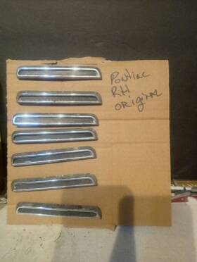 9790632 General Motors 70s Pontiac Lemans Sport Fender Louvers Individually Sold Right Side Gm